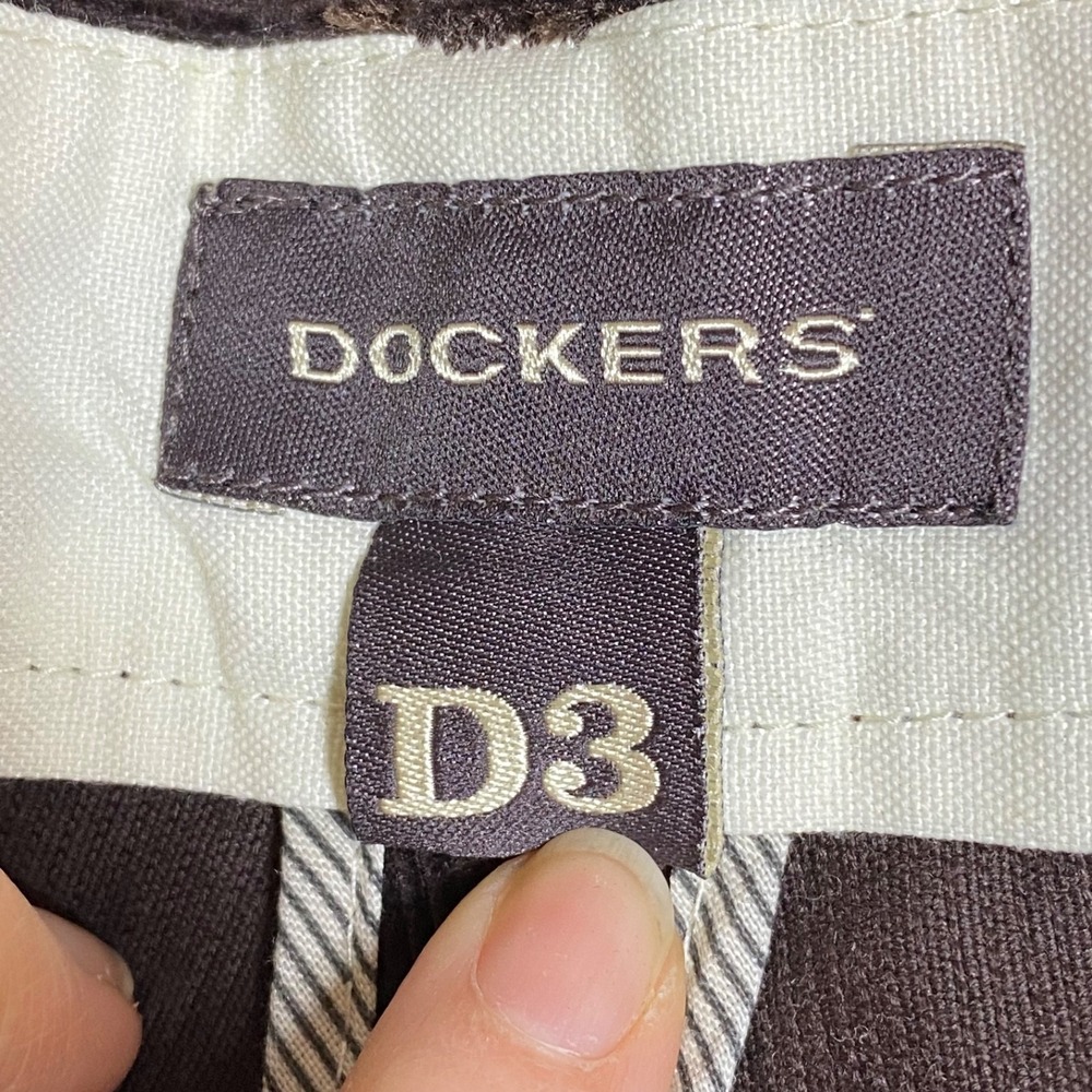 Dockers Mens Brown Corduroy Pants Size 36x30 D3 Professor Academia Straight Leg - Picture 5 of 11
